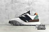 NEW BALANCE RUNNING SHOES WHITE/BLACK/GREEN-ORANGE UXC72CBB