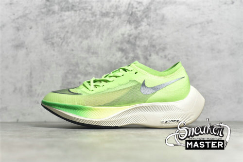 NIKE ZOOMX VAPORFLY NEXT% ELECTRIC GREEN/BLACK/GUAVA ICE AO4568-300