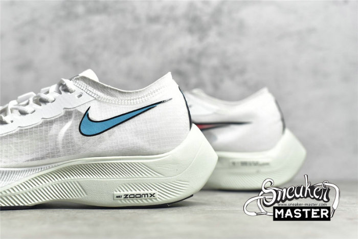 NIKE ZOOMX VAPORFLY NEXT% WHITE/BLUE/RED-BLACK AO4568-168