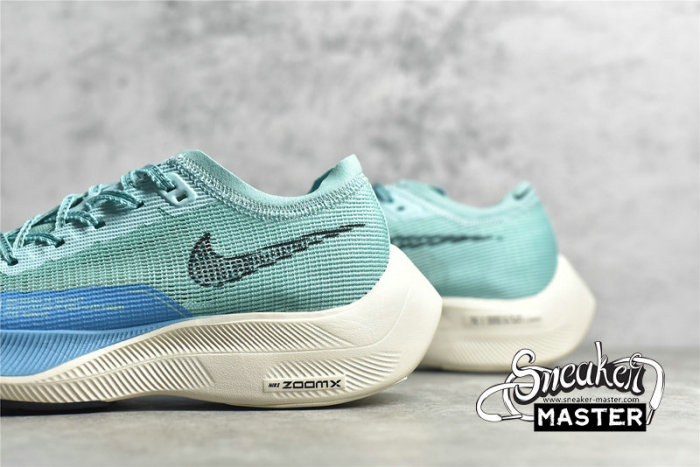NIKE ZOOMX VAPORFLY NEXT% 2 AURORA GREEN/CHLORINE BLUE/PALE IVORY/BLACK CU4111-300
