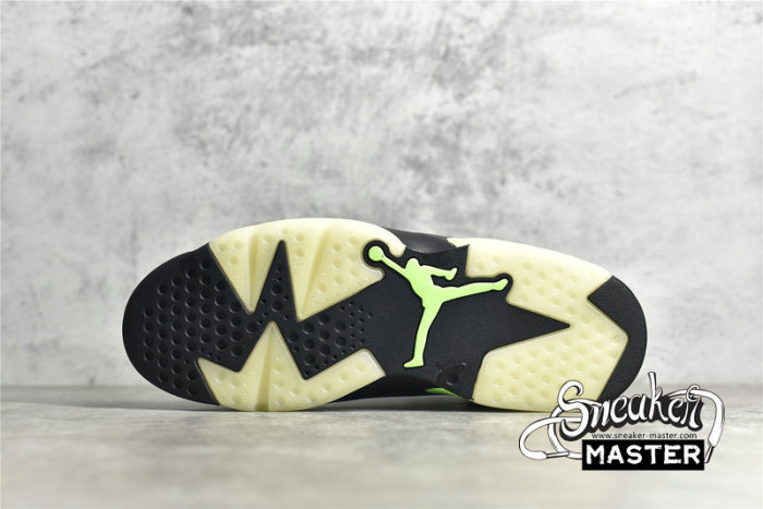 NIKE AIR JORDAN 6 RETRO BLACK/BLACK/ELECTRIC GREEN CT8529-003