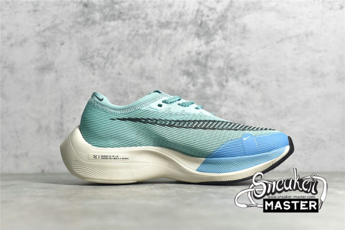 NIKE ZOOMX VAPORFLY NEXT% 2 AURORA GREEN/CHLORINE BLUE/PALE IVORY/BLACK CU4111-300