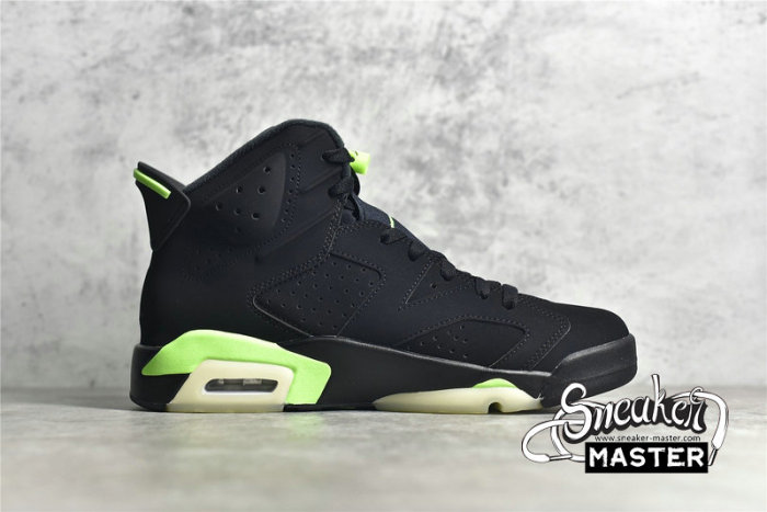 NIKE AIR JORDAN 6 RETRO BLACK/BLACK/ELECTRIC GREEN CT8529-003