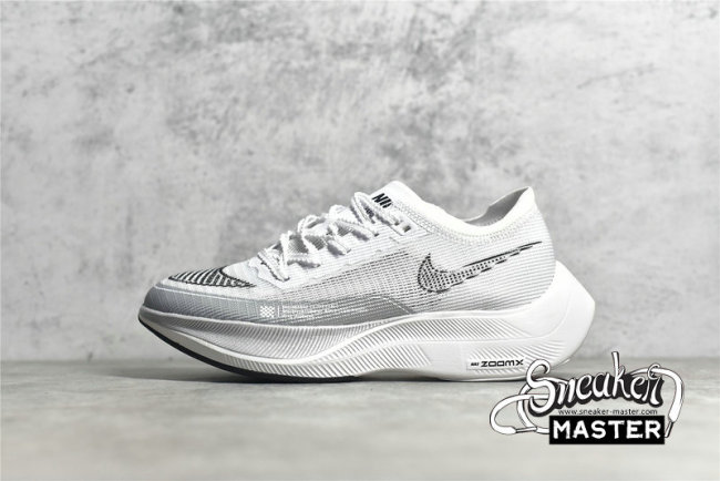 NIKE ZOOMX VAPORFLY NEXT% 2 WHITE/BLACK/METALLIC SILVER CU4123-100