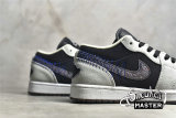 NIKE AIR JORDAN 1 LOW CRATER GREY/BLUE/BLACK DM4657-001