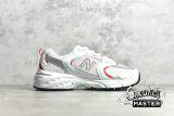 NEW BALANCE 530 RUNNING SHOES WHITE/TURQUOISE/GREY MR530CC1