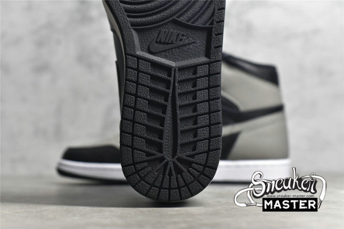 NIKE AIR JORDAN 1 RETRO HIGH OG SHADOW 2018 BLACK/WHITE-MEDIUM GREY 555088-013