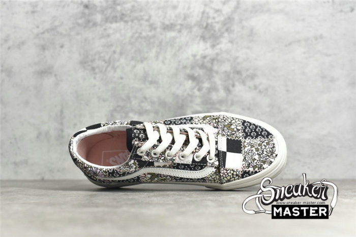 VANS OLD SKOOL PATCHWORK FLORAL BLACK/WHITE/BLACK VN0A38G19FY