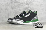 NIKE AIR JORDAN 3 BLACK/PINE GREEN/CEMENT GREY-WHITE CT8532-030