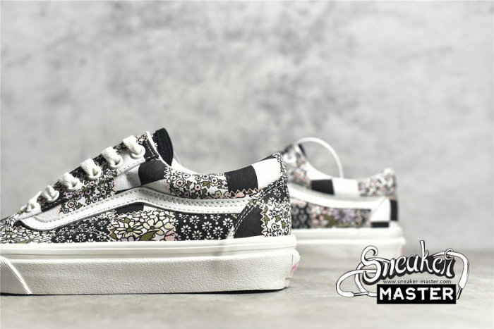 VANS OLD SKOOL PATCHWORK FLORAL BLACK/WHITE/BLACK VN0A38G19FY