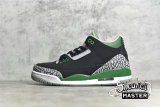 NIKE AIR JORDAN 3 BLACK/PINE GREEN/CEMENT GREY-WHITE CT8532-030