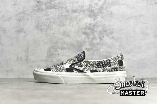 VANS CLASSIC SLIP-ON PATCHWORK FLORAL BLACK/WHITE/BLACK VN0A33TB9FY