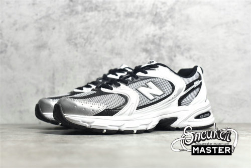 NEW BALANCE 530 RUNNING SHOES SILVER/BLACK/WHITE MR530USX