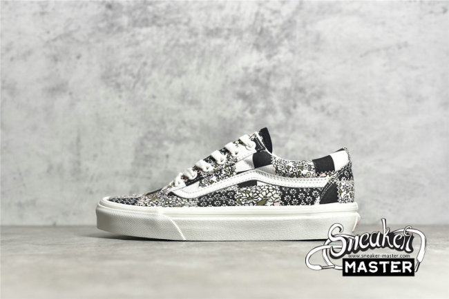 VANS OLD SKOOL PATCHWORK FLORAL BLACK/WHITE/BLACK VN0A38G19FY
