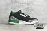 NIKE AIR JORDAN 3 BLACK/PINE GREEN/CEMENT GREY-WHITE CT8532-030