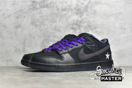 NIKE FAMILIA X SB DUNK LOW FIRST AVENUE BLACK/VOLTAGE PURPLE-WHITE DJ1159-001
