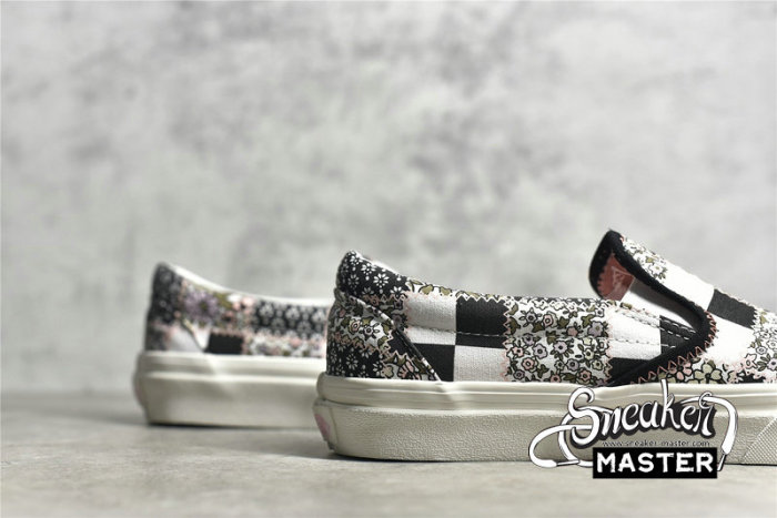 VANS CLASSIC SLIP-ON PATCHWORK FLORAL BLACK/WHITE/BLACK VN0A33TB9FY