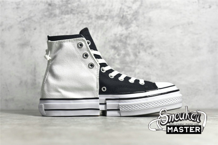 CONVERSE FENG CHEN WANG X CHUCK TAYLOR ALL-STAR 70S HIGH 2-IN-1 NATURAL IVORY/BLACK/EGRET 169839C