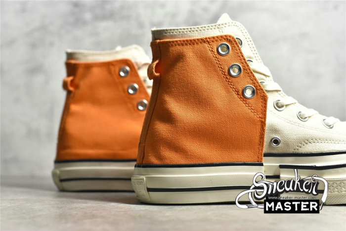 CONVERS FENG CHEN WANG X CHUCK TAYLOR ALL STAR 70 HIGH 2-IN-1 PERSIMMON ORANGE/NATURAL IVORY 169840C