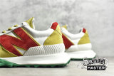 NEW BALANCE RUNNING SHOES WHITE/RED/YELLOW-GREEN XC-72-004