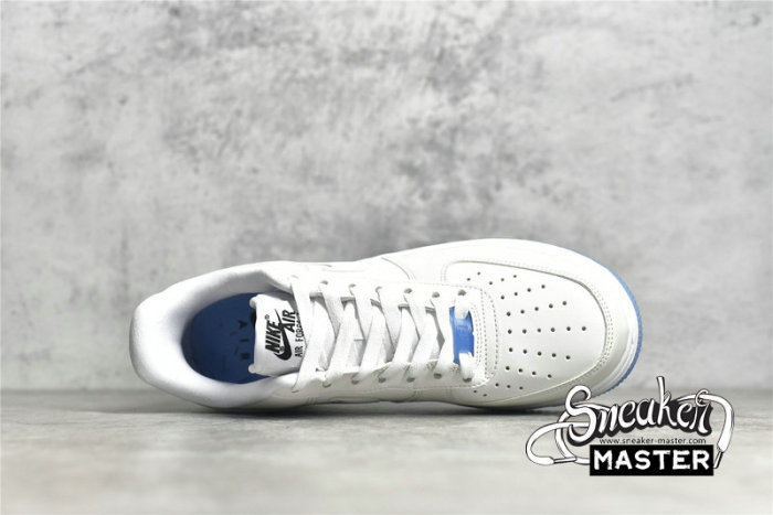 NIKE AIR FORCE 1 LOW 07 LX UV REACTIVE WHITE/BLACK/WHITE/UNIVERSITY BLUE DA8301-100