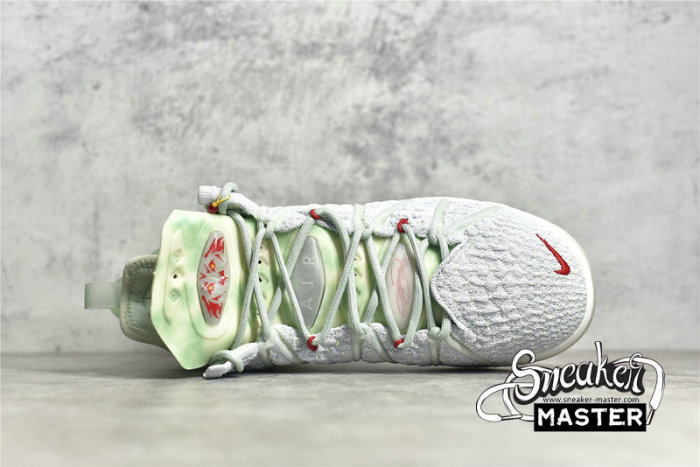 NIKE LEBRON 18 EMPIRE JADE WHITE/JADE ICE-RED DB7644-002