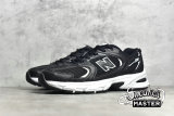 NEW BALANCE 530V2 RETRO RUNNING SHOES BLACK/BLACK/WHITE MR530SD