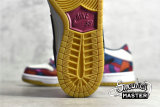 NIKE PARRA X DUNK LOW PRO SB ABSTRACT ART FIRE PINK/GYM RED/MOCHA/WHITE/ROYAL BLUE/BLACK DH7695-600