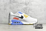 NIKE AIR MAX 90 WHITE/PURE PLATINUM/SOLAR FLARE/BLACK CZ3950-100