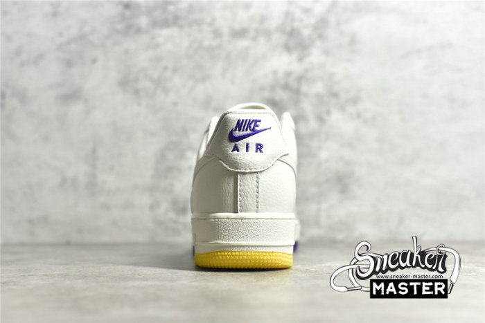 NIKE AIR FORCE 1 LOW 07 ESSENTIAL WHITE/METALLIC GOLD/PURPLE CT1989-106