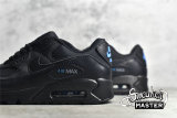 NIKE AIR MAX 90 BLACK/BLACK/LASER BLUE DC4116-002