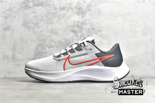NIKE AIR ZOOM PEGASUS 38 PURE PLATINUM/WOLF GREY/IRON GREY/CHILE RED CW7356-004