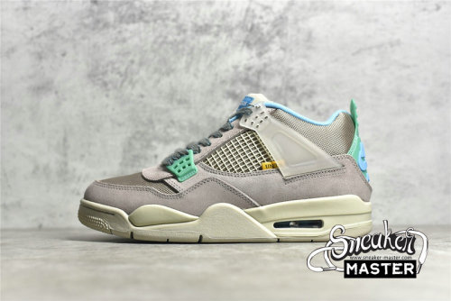 NIKE UNION LA X AIR JORDAN 4 RETRO TAUPE HAZE/BLUE FURY/KHAKI/ROMA GREEN DJ5718-242