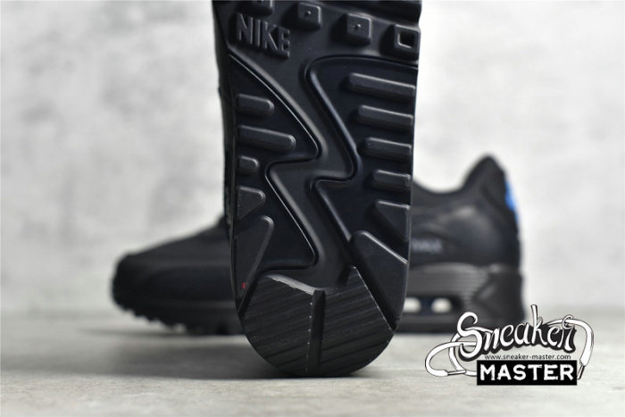 NIKE AIR MAX 90 BLACK/BLACK/LASER BLUE DC4116-002