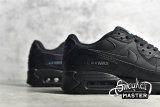 NIKE AIR MAX 90 BLACK/BLACK/LASER BLUE DC4116-002
