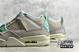 NIKE UNION LA X AIR JORDAN 4 RETRO TAUPE HAZE/BLUE FURY/KHAKI/ROMA GREEN DJ5718-242