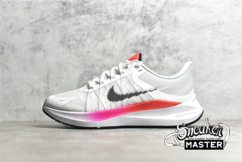 NIKE AIR ZOOM WINFLO 8 RAWDACIOUS WHITE/BRIGHT CRIMSON/TOTAL ORANGE/BLACK CW3419-100