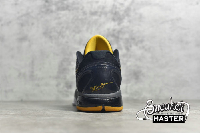 NIKE ZOOM KOBE 6 BLACK/DARK GREY/WHITE/DEL SOL 436311-002