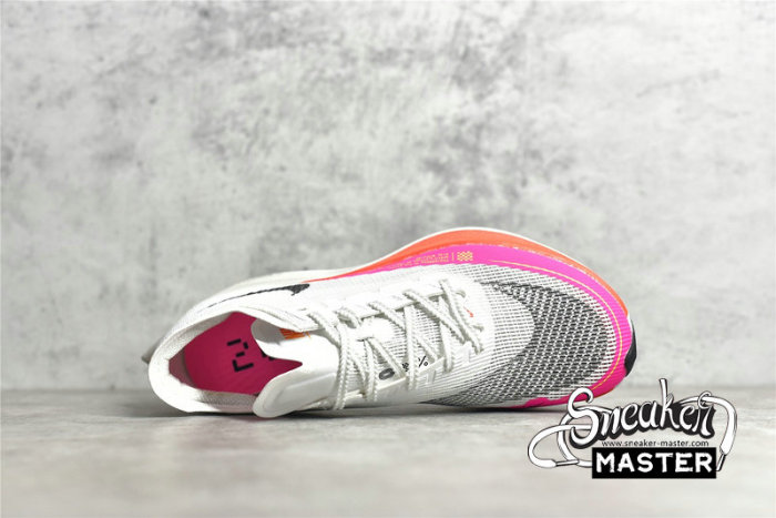 NIKE ZOOMX VAPORFLY NEXT% 2 RAWDACIOUS WHITE/BLACK/PINK DJ5457-100