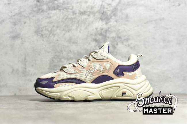 FILA FUSION SHOES BEIGE/LIGHT PINK/PURPLE F12W031122FVP