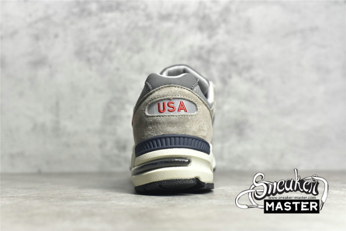 NEW BALANCE 990V2 MADE IN USA GREY/WHITE/RED M990VS2