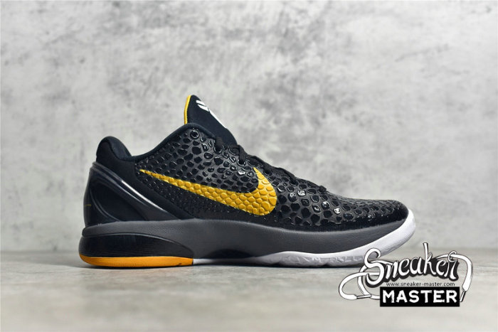 NIKE ZOOM KOBE 6 BLACK/DARK GREY/WHITE/DEL SOL 436311-002