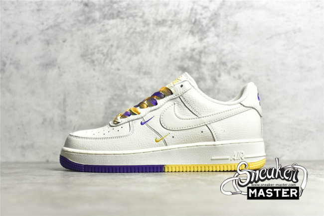 NIKE AIR FORCE 1 LOW 07 ESSENTIAL WHITE/METALLIC GOLD/PURPLE CT1989-106