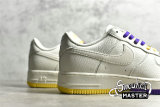 NIKE AIR FORCE 1 LOW 07 ESSENTIAL WHITE/METALLIC GOLD/PURPLE CT1989-106