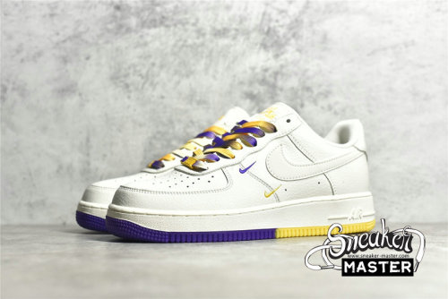 NIKE AIR FORCE 1 LOW 07 ESSENTIAL WHITE/METALLIC GOLD/PURPLE CT1989-106