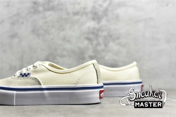 VANS SKATE AUTHENTIC LOW OFF WHITE/WHITE/BLUE VN0A5FC8OFW