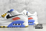 NIKE AIR MAX 90 WHITE/PURE PLATINUM/SOLAR FLARE/BLACK CZ3950-100