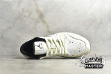 NIKE AIR JORDAN 1 LOW BRUSHSTROKE SWOOSH PAINT SPLATTER NATURAL/BLACK/MULTI-COLOR DM3528-100