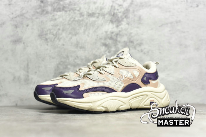 FILA FUSION SHOES BEIGE/LIGHT PINK/PURPLE F12W031122FVP