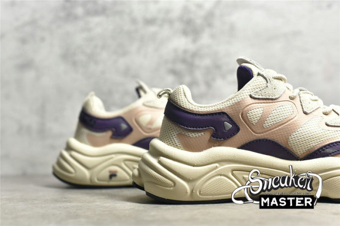 FILA FUSION SHOES BEIGE/LIGHT PINK/PURPLE F12W031122FVP